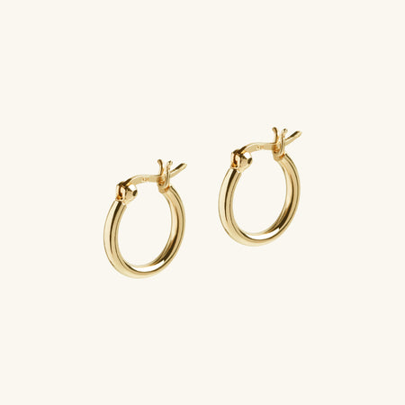 Small Hoop Earrings Gold